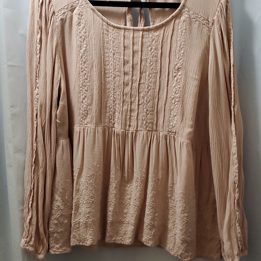 American Eagle Outfitters Blush Blouse